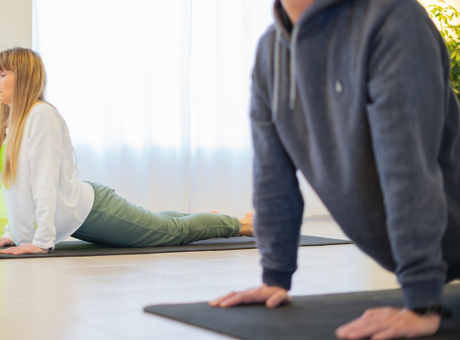 Detalle de ejercicios de Pilates centrados en la estabilidad